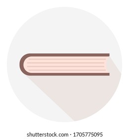 Libro de caricaturas aislado sobre ilustración vectorial de fondo claro diseño plano estilo moderno
