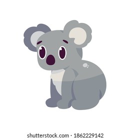 Isolated cartoon of a koala - Vector illustration