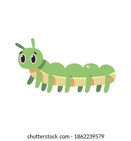Isolated cartoon of a worm - Vector illustration