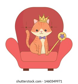Isolated cat cartoon design vector illustrator