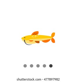Isolated Catfish Icon