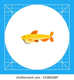 Isolated Catfish Icon