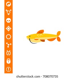 Isolated Catfish Icon