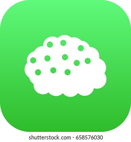 Isolated Caviar Icon Symbol On Clean Background. Vector Roe Element In Trendy Style.
