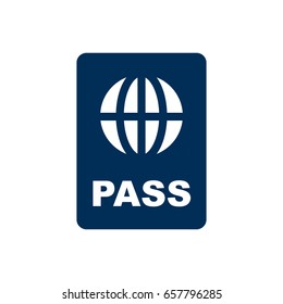 Isolated Certification Icon Symbol On Clean Background. Vector Passport Element In Trendy Style.