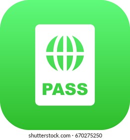 Isolated Certification Icon Symbol On Clean Background. Vector Passport Element In Trendy Style.