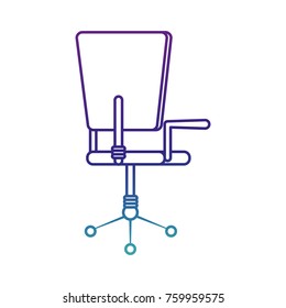 Isolated chair design 