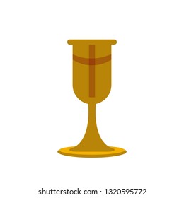 Isolated chalice icon. Holy week. Vector illustration design