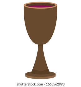 Einziger Kreidefoto. Heilige Woche - Vektorillustration