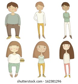 Isolated characters in the vector