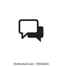 Isolated Chatting Icon Symbol On Clean Background. Vector Dialog Element In Trendy Style.