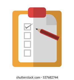 Isolated check list design