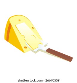 isolated cheese