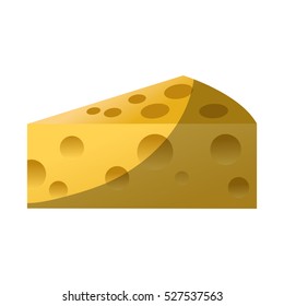 Isolated cheese design