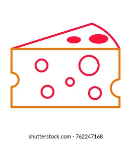 Isolated cheese design