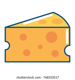 Isolated cheese design