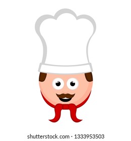 Isolated chef avatar cartoon. Vector illustration design