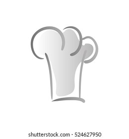 isolated chef hat icon vector illustration graphic design