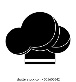 Isolated chefs hat design
