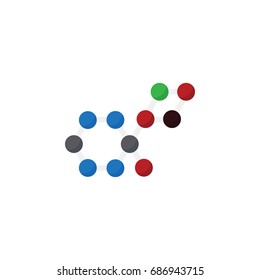Isolated Chemical Flat Icon. Molecule Vector Element Can Be Used For Chemical, Oxygen, Molecule Design Concept.