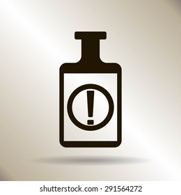 Isolated chemical test tube