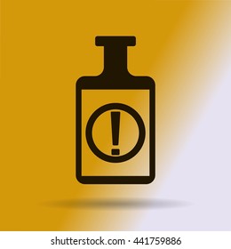 Isolated chemical test tube