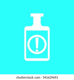Isolated chemical test tube