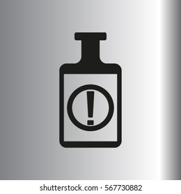 Isolated chemical test tube
