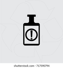 Isolated chemical test tube