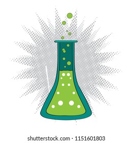 Isolated chemistry potion icon