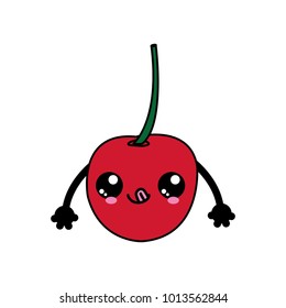 Isolated cherry design