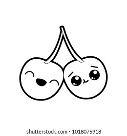 Isolated cherry design