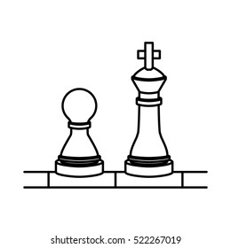 Isolated chess design