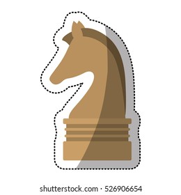 Isolated chess piece design