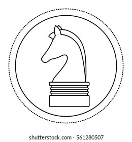 Isolated chess piece design