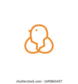 Isolated Chick Emoji, Emoticon, Vector Icon, Pictogram - Vector