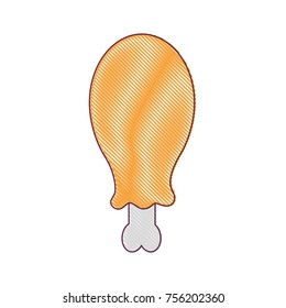 Isolated chicken design