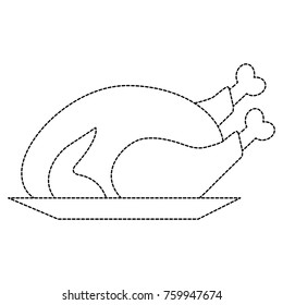 Isolated chicken design