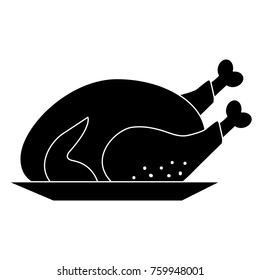 Isolated chicken design