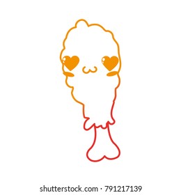 Isolated chicken design