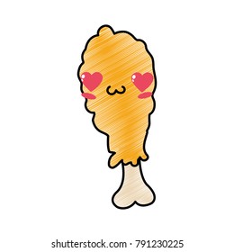 Isolated chicken design