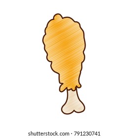Isolated chicken design