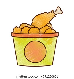 Isolated chicken design