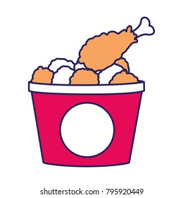 Isolated chicken design