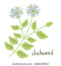 Planta vectorial simple aislada
