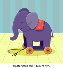 Isolated children's toys. Popular gifts. Vector illustration