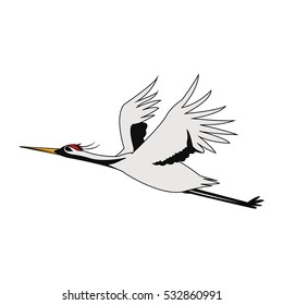 Isolated china bird design