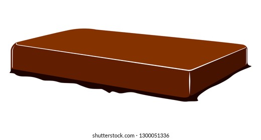 Isolated chocolate bar icon. Vector illustration design