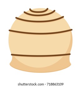 Isolated chocolate candy