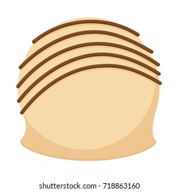 Isolated chocolate candy